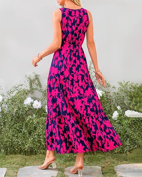 fitted lace wedding dress What Dreams Are Made of Floral Maxi Dress main image 1