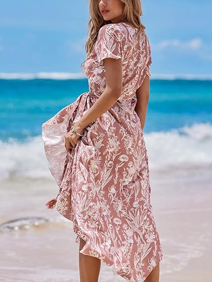 blue dress for baby girl The Beach Wrap Dress main image 0