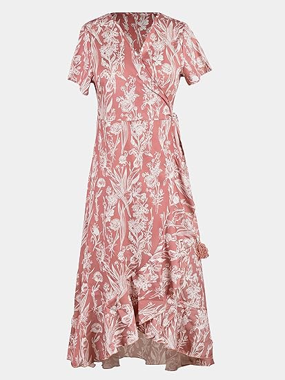 clearance beach dresses Dreamlike Dusty Rose Pink Couture Evening Gown Long Bridal Dress with – HER  SHOP main image 1